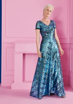 Abendkleid Lotion1