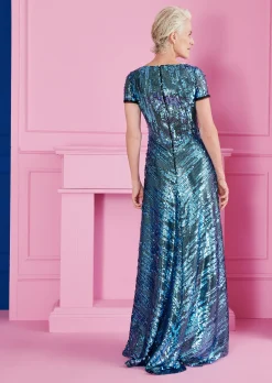Abendkleid Lotion1