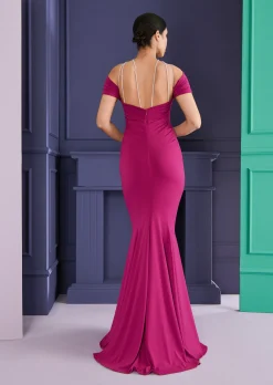 Abendkleid Morelle1