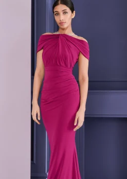 Abendkleid Morelle1