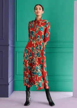 Midikleid Logout1